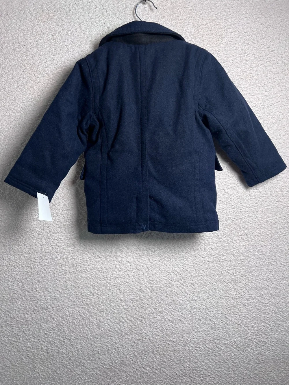 Urban Republic NWT Toddler Navy Blue Pea Coat Wool Blend Jacket‎ Size 3T